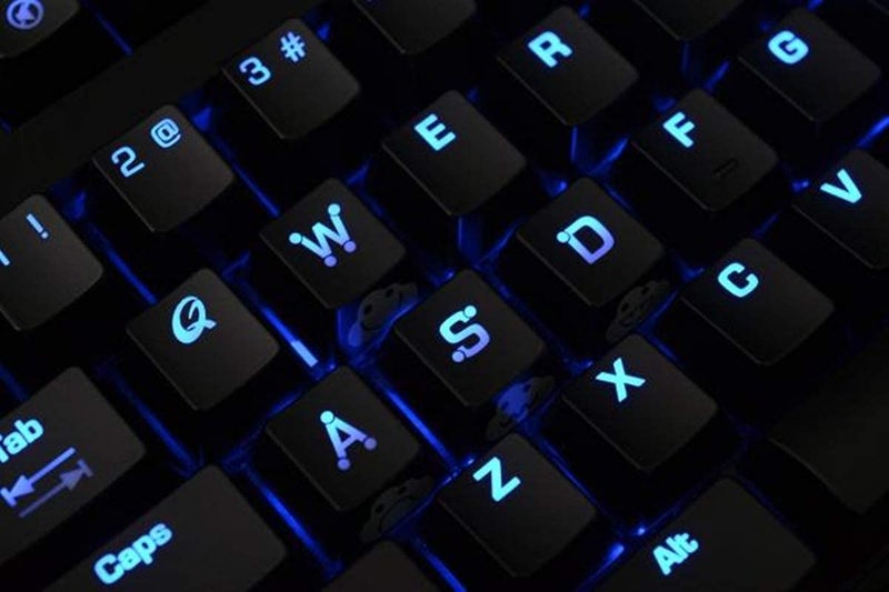 TS Keycap Replacement WASD Arrow Keycaps UV Coating Backlit Double Shot Cute Keycap OEM Profile for All MX Gaming Mechanical Keyboard (4 Keys Arrow) - Image 4
